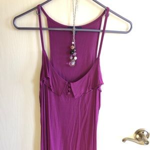 Purple Gap Tank - NWOT